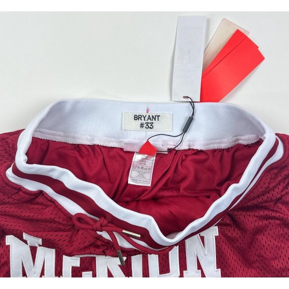 Kobe Bryant Lower Merion Front Logo Headgear Mens Small Red Basketball Shorts - Picture 4 of 10